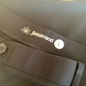 Black dresser pants with a inseam of 29 inches!  Betaband clothing line